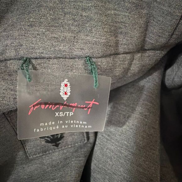 Free People Movement Slalom Reversible Fleece Vest - Midnight Jade - Picture 7 of 7